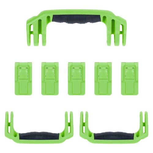 Kit maniglie chiusure verde - e,